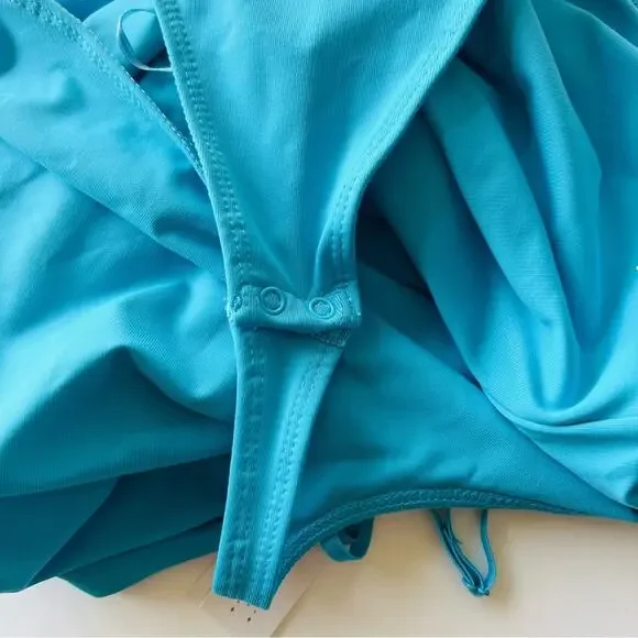 House of Harlow 1960 All Day Contour Bodysuit - L - Blue - Picture 6 of 12